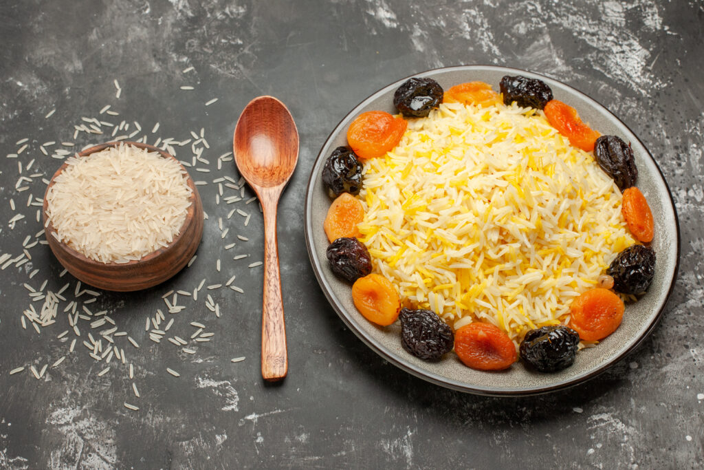 This simple and delicious recipe for saffron rice recipe, also known as yellow rice, is both quick and easy to prepare. It comes together in under 30 minutes, delivering vibrant color and delicate floral aromas.
